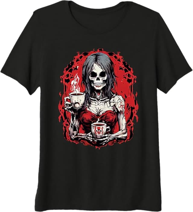 Gothic Women Forever Nocturnal Dark Fashion Premium T-Shirt